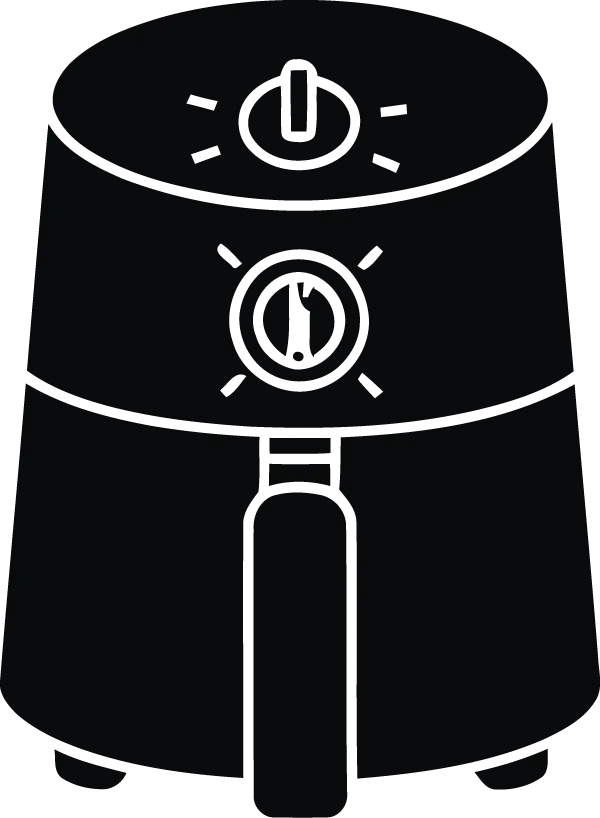 Illustration d’une friteuse à air chaud.