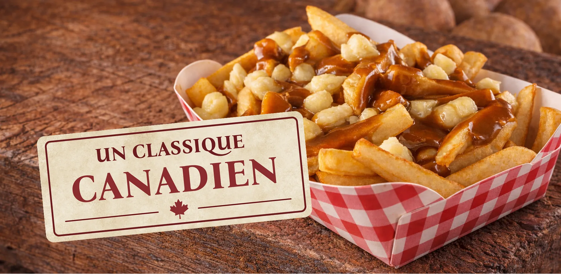 Photo d’une poutine.