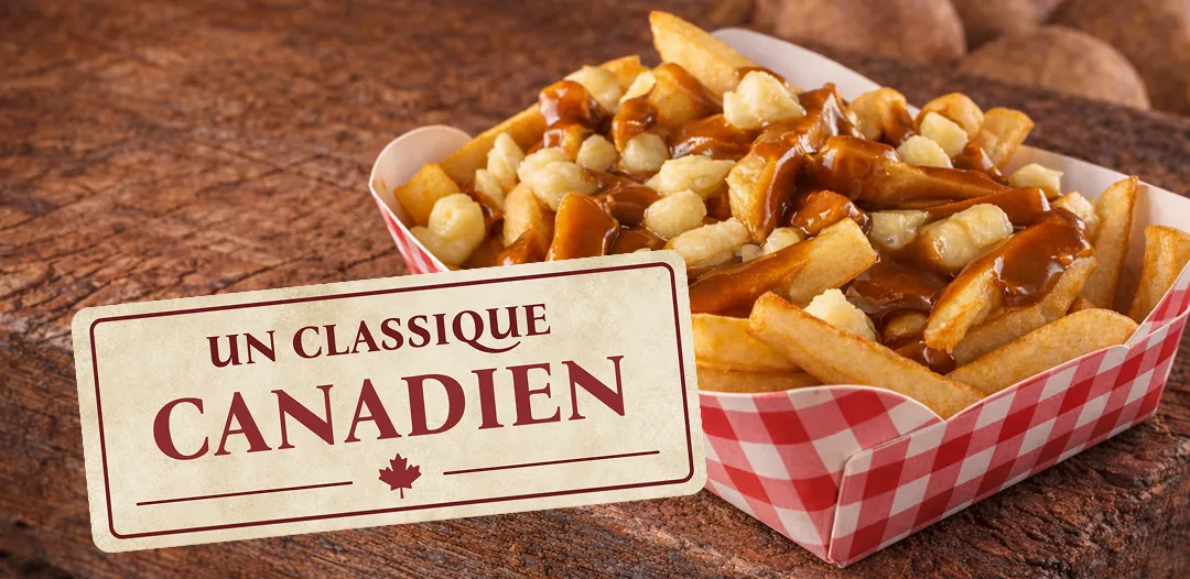 Photo d’une poutine.
